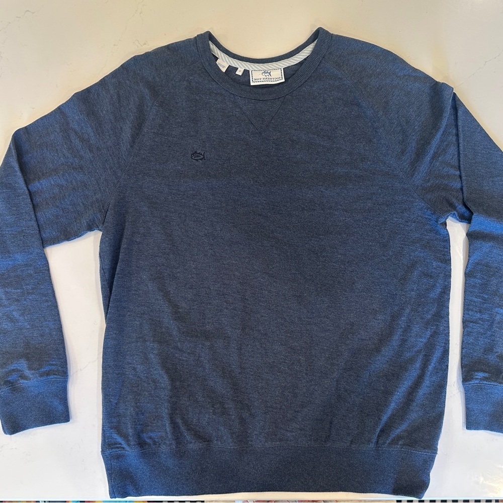 Southern Tide Blue Crewneck Sweater